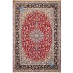 six meter Esfahan carpet Handmade Medallion Design