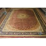 six meter Qom carpet Handmade All Silk