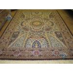 Pair six meter Tabriz carpet Handmade Dome Design