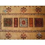 Six meter Ghashghai Shiraz Carpet Handmade Adobe  Design