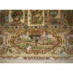 Six Meter Tabriz Carpet Handmade Golestan Design