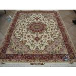 Rug Tabriz Carpet Handmade Oliya Design Silk & Softwool