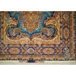 Rug Tabriz Carpet Handmade Kohan Design Silk & Soft Wool