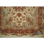 Rug Tabriz Carpet Handmade Oliya Design Silk & Soft Wool