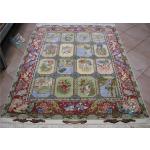 Rug Tabriz Carpet Handmade Golestan Design Silk & Soft Wool