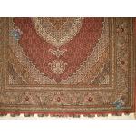 Rug Tabriz Carpet Handmade Mahi Design Silk & Soft Wool