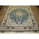 Rug Tabriz Handwoven Carpet ghane pour Design