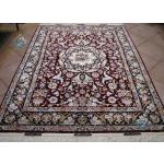Rug Tabriz Handwoven Carpet GharehBaghi Design
