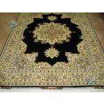 Rug Tabriz Carpet Handmade Heriz Design Silk & Softwool