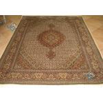 Pair Rug Tabriz Handwoven Carpet Mahi Design