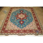 Rug Tabriz Handwoven Carpet Heris Design