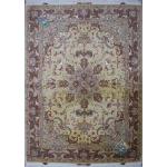 Pair Rug Tabriz Handwoven Carpet Oliya Design