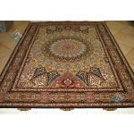 Pair Rug Tabriz Carpet Handmade Dome Design