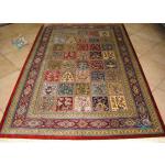 Rug Qom Carpet Handmade Adobe Design All Silk
