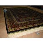 Rug Qom Carpet Handmade Bergamot Design all Silk