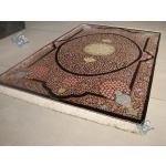 Rug Qom Carpet Handmade Tiny flower tray Design all Silk