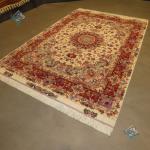 Pair Rug Tabriz Carpet Handmade Oliya Design