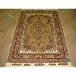 Pair Zar-o-nim Tabriz carpet Handmade Kohan Design