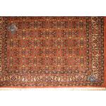Rug Bijar Carpet Handmade Mahi Design Silk & Softwool