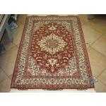 Zar-o-nim Tabriz Carpet Handmade Heris Design 