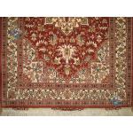 Zar-o-nim Tabriz Carpet Handmade Heris Design 