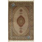 Zar-o-nim Tabriz Carpet Handmade Mahi  Design
