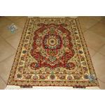 Zar-o-nim Tabriz Handwoven Carpet Kohan Design