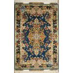 Zar-o-nim Tabriz Handwoven Carpet Mirzai Design