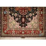 Zar-o-nim Tabriz Carpet Handmade Heris Design