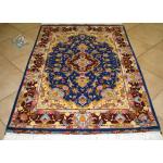 Zar-o-nim Tabriz Carpet Handmade golmehr Design