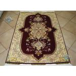 Zar-o-nim Tabriz Carpet Handmade Simple Floor Design