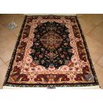 Pair Zar-o-nim Tabriz Carpet Handmade Neshat Design