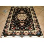 Zar-o-nim Tabriz Carpet Handmade Safariyan Design