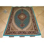 Zar-o-nim Tabriz Carpet Handmade Mahi Design