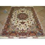 Zar-o-nim Tabriz Carpet Handmade Oliya Design