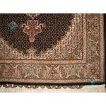 Zar-o-Nim Tabriz Carpet Handmade Mahi Design