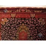 Zar-o-Nim Qom Carpet Handmade Mirmahdi Design