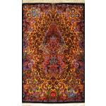 Zar-o-Charak Qom Carpet Handmade Flowers Design