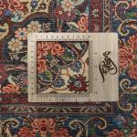 Zar-o-Nim Sanandaj Carpet Handmade Medallion Design