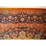 Twelve meters Handwoven Qom Carpet Complete Silk  