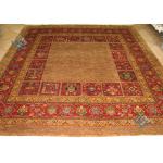 Square Carpet Qashghai Handwoven Simple Design All Wool