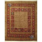 Square Carpet Qashghai Handwoven Simple Design All Wool