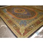 Nine Meters Qom Carpet Handmade Sedighiyan Design All Silk