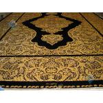 Nine Meters Qom Carpet Handmade Baraei Design All Silk