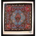 Tableau Carpet Handwoven Qom Bergamot Design all Silk