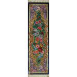 Tableau Carpet Handwoven Qom Flower and bird Design all Silk