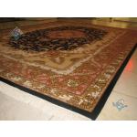Nine Meter Tabriz Carpet Handmade Gholriz Design