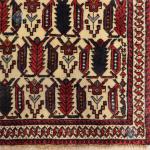 Mat Sirjan Carpet Handmade Cluster Design All Wool