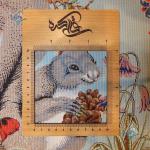 Tableau Carpet Handwoven Qom Squirrels and ponds Design all Silk