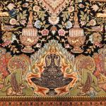 Nine Meter Tabriz Carpet Handmade Nami Design